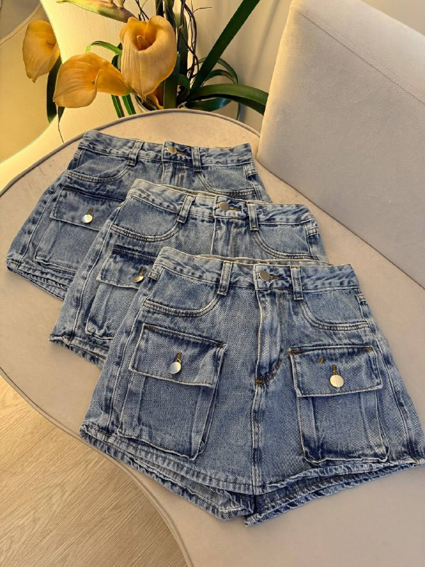 Short Saia Jeans Lucia
