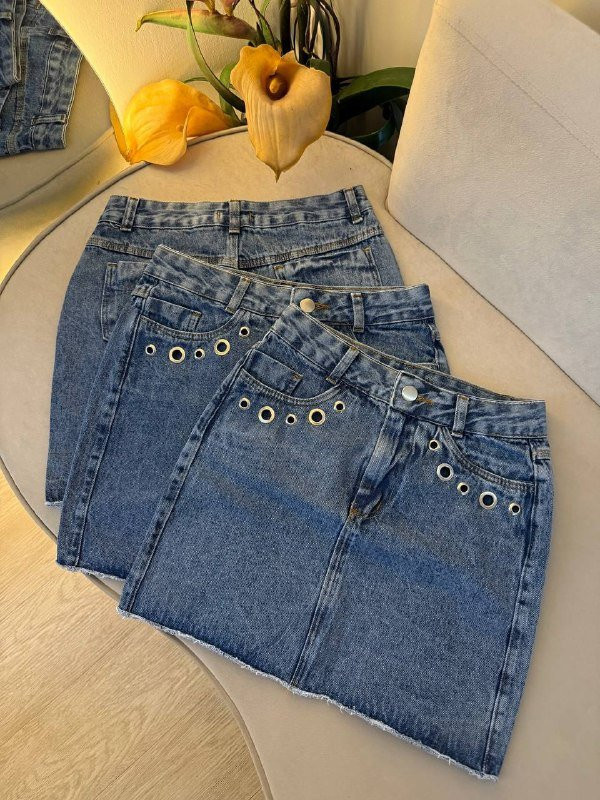 Saia Jeans Livia