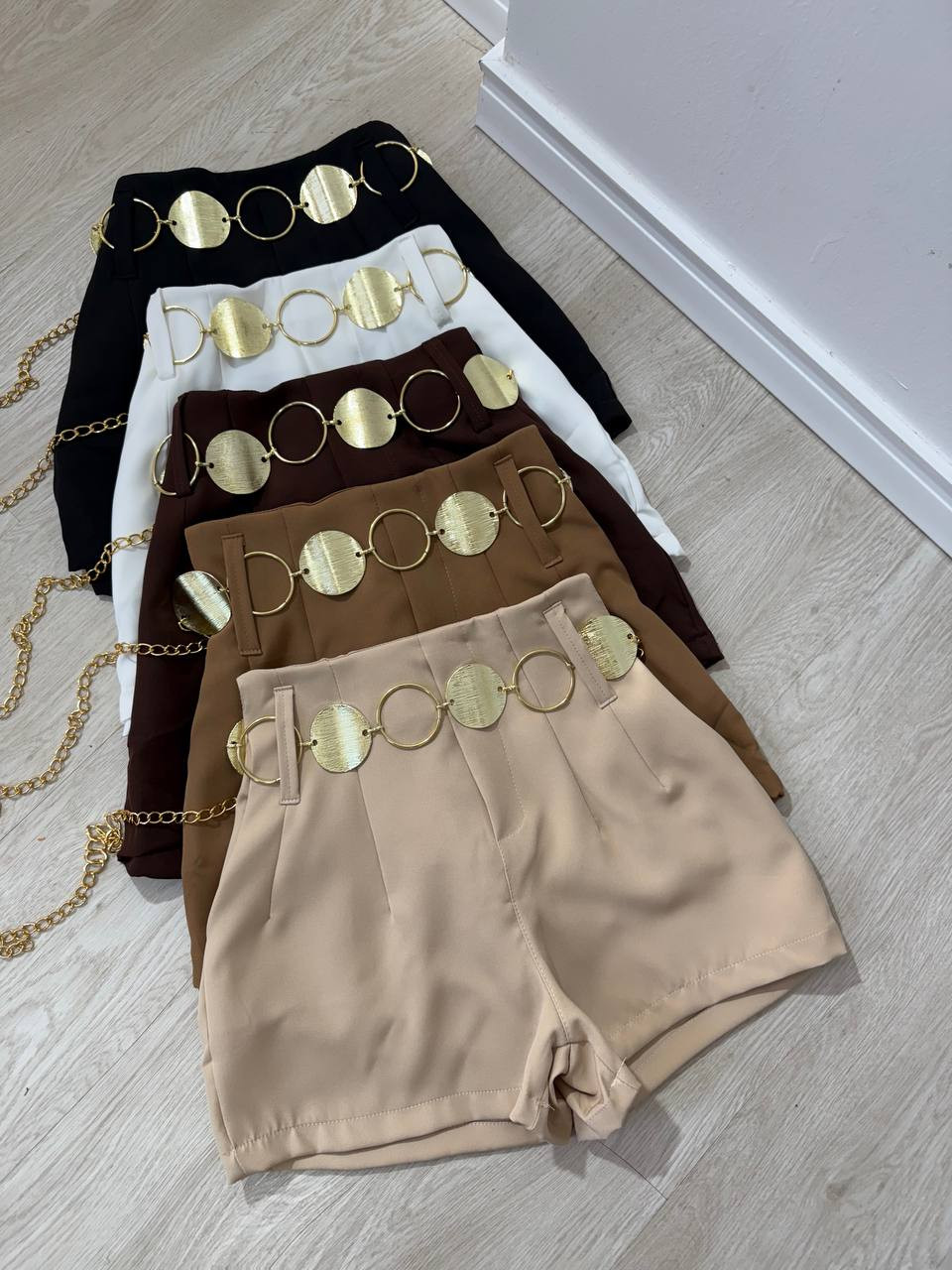 Short  Alfaiataria com cinto