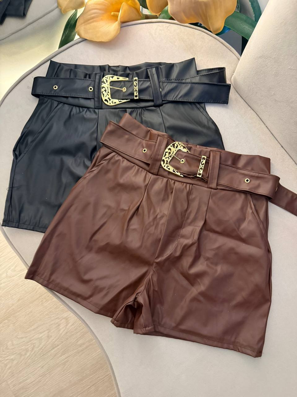 Short  com cinto