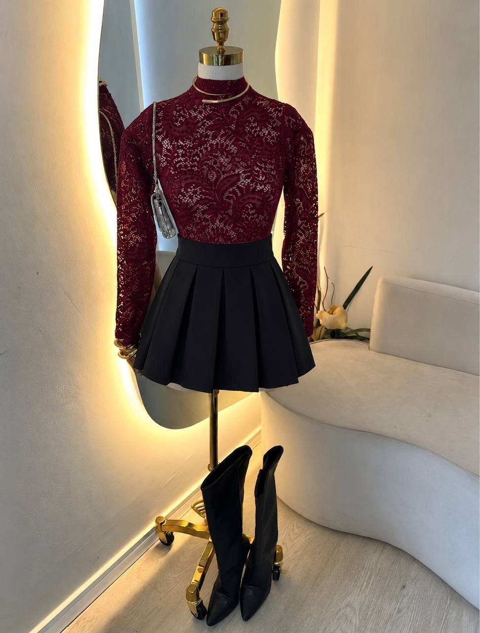 Conjunto cores pela saia  