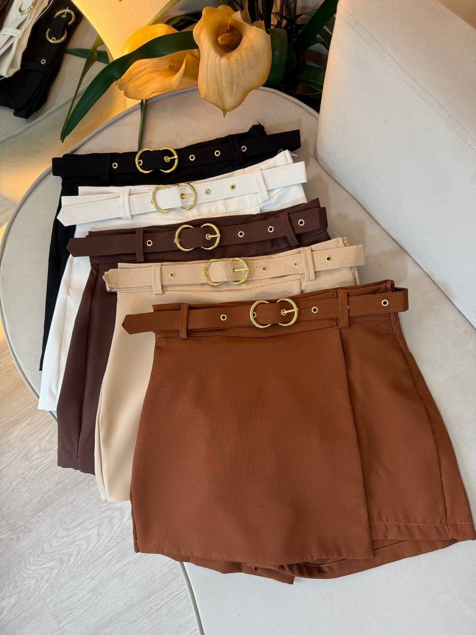 Short Saia Alfaiataria 