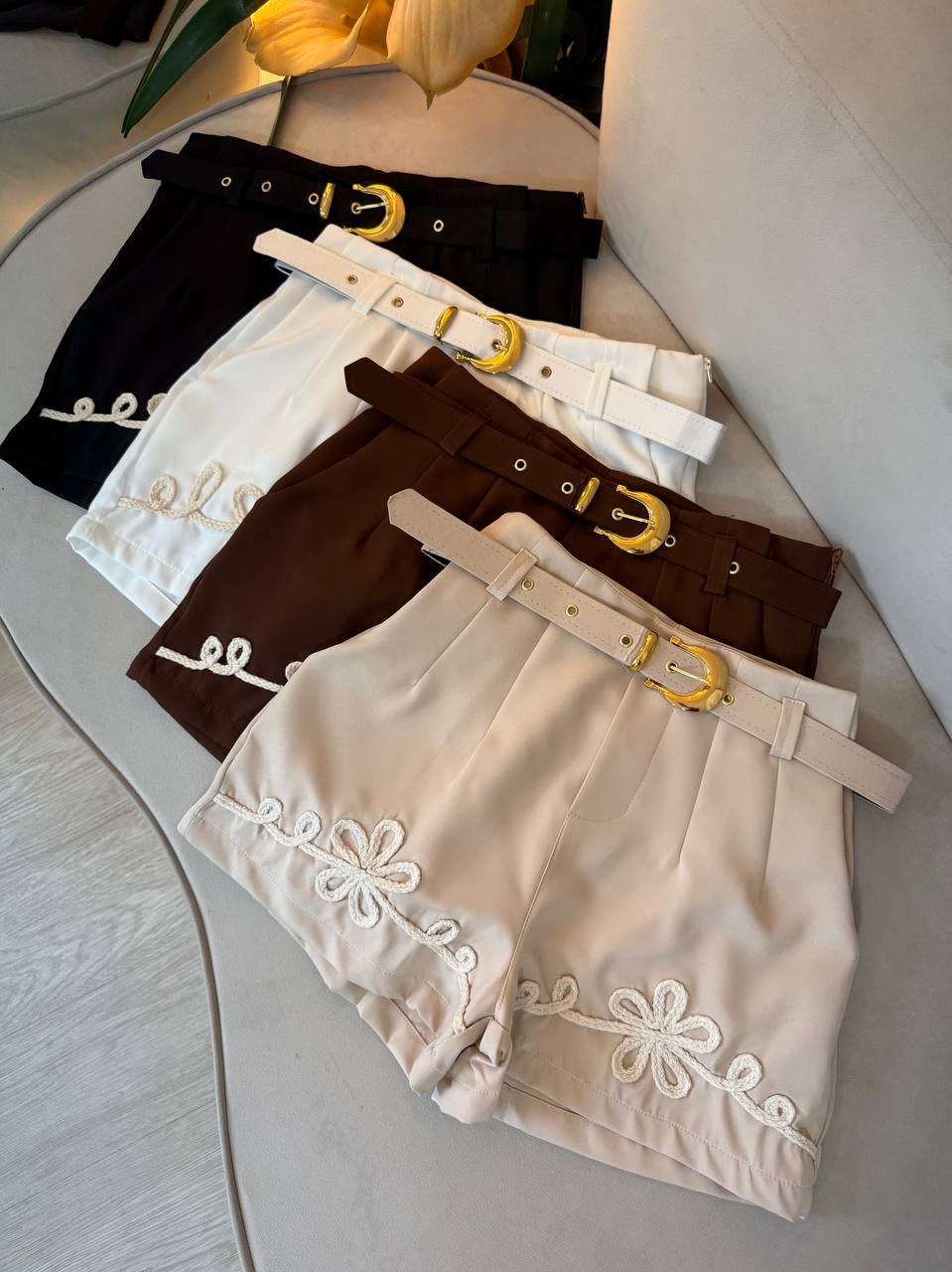 Shortinho alfaiataria com Cinto