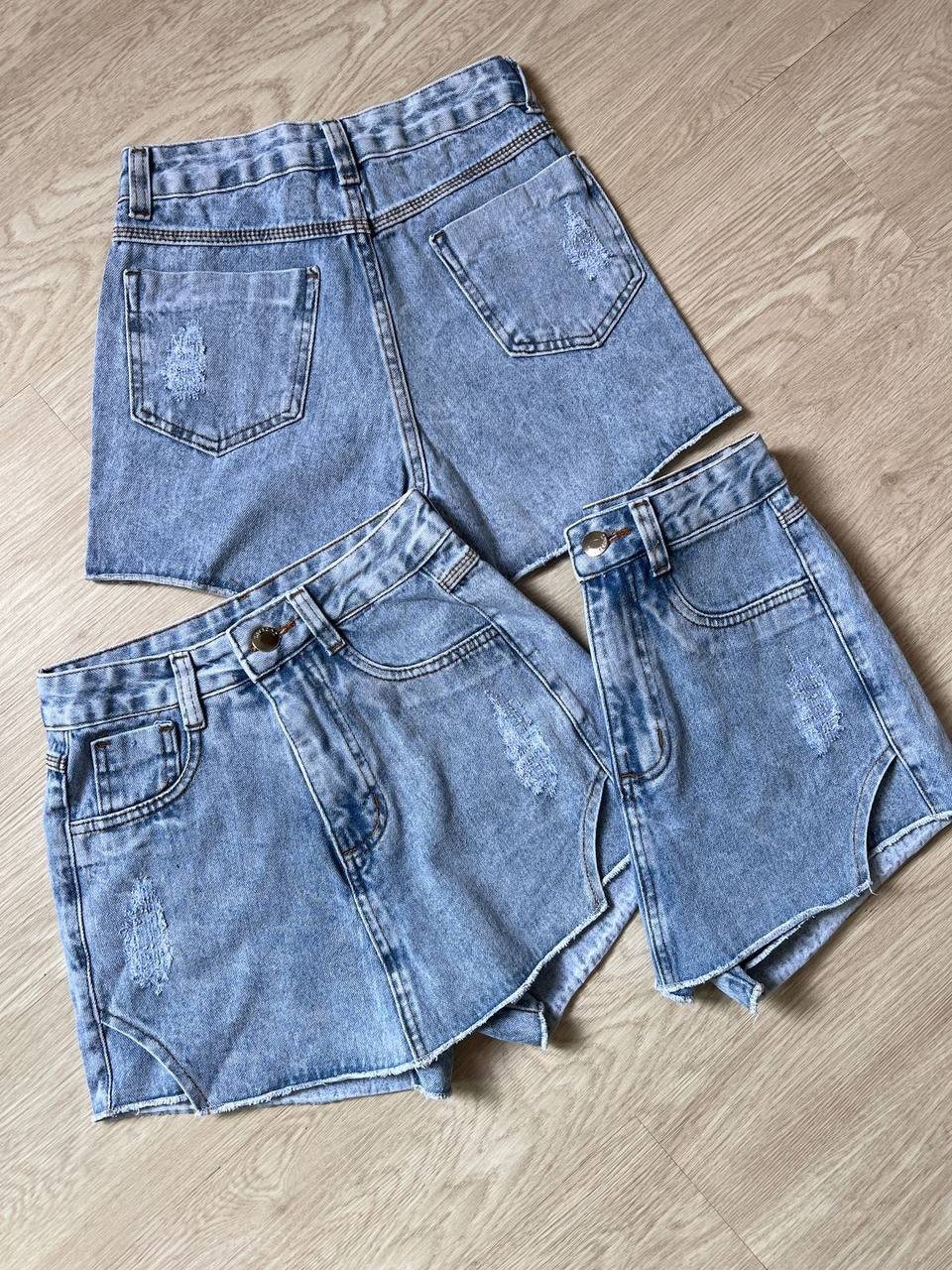 Short Saia Jeans Camila