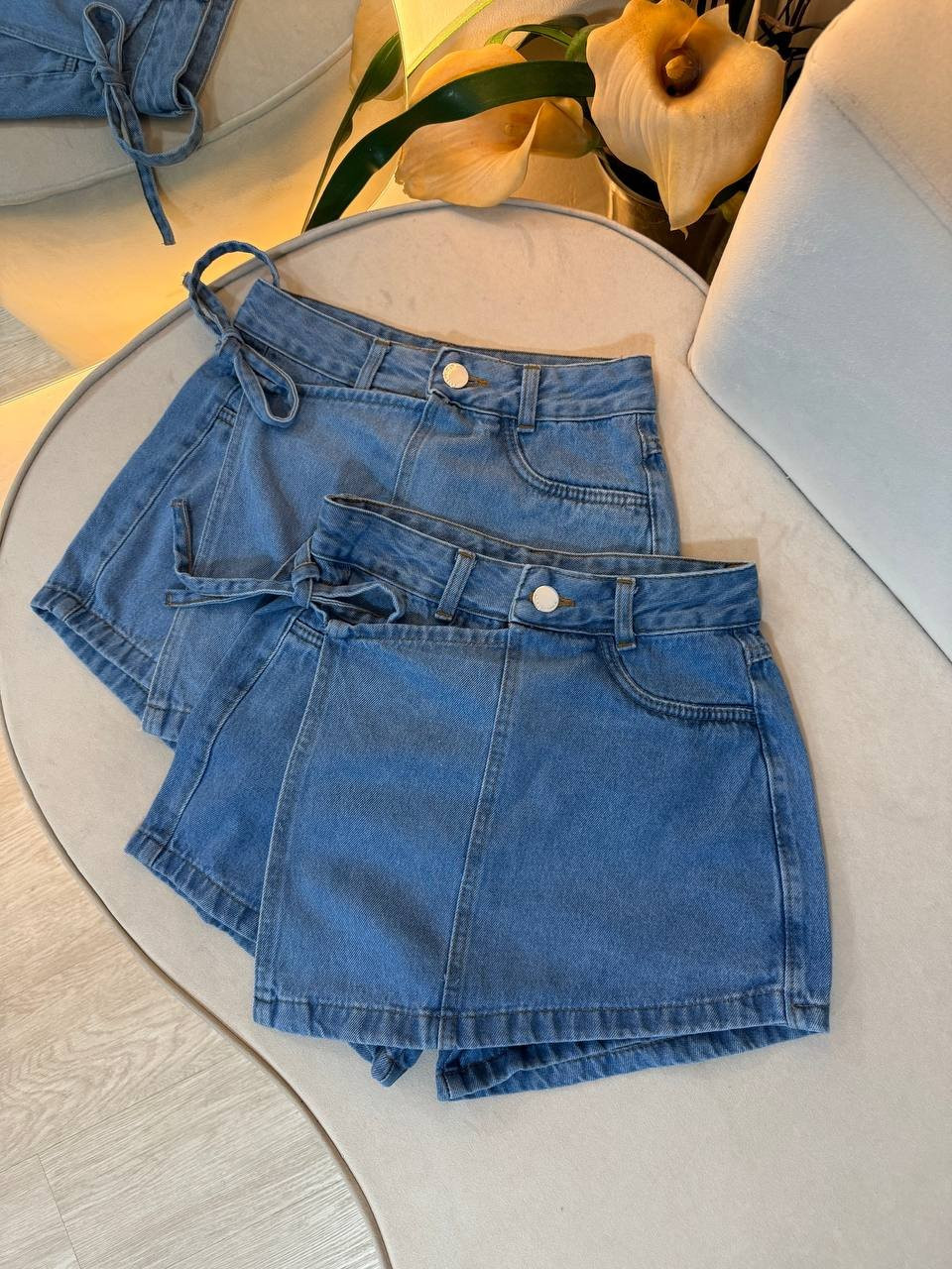 Short  Saia Jeans Mirela