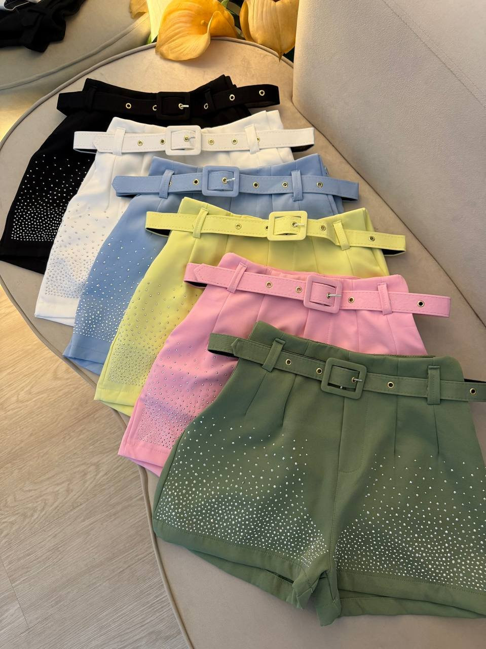 Shortinho alfaiataria com Cinto