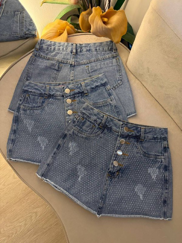 Short  Saia Jeans Mirela