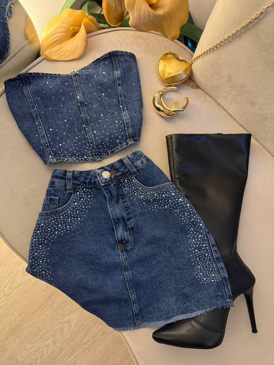 Conjunto  Jeans Safira