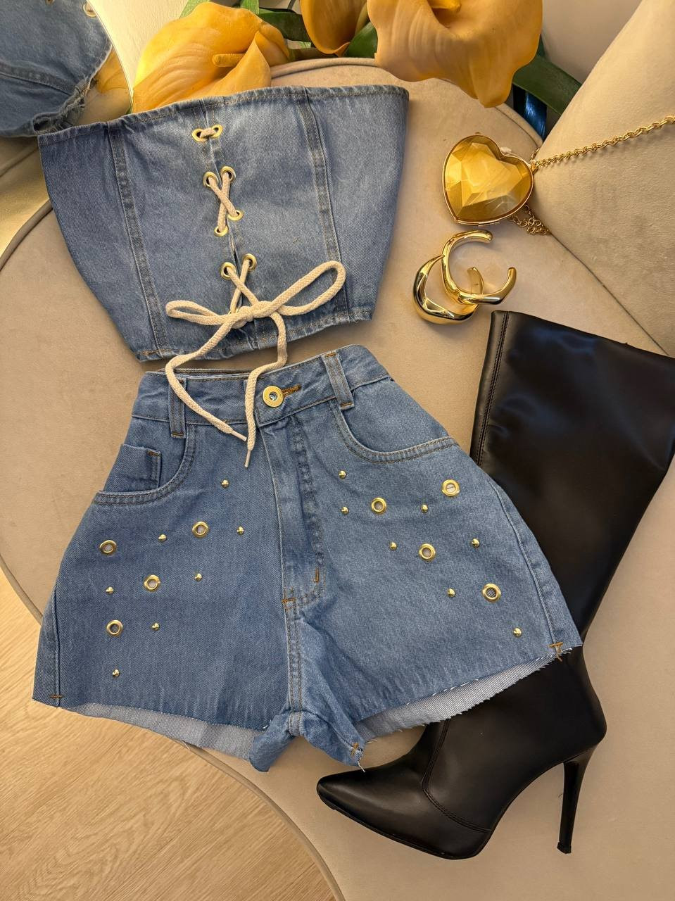 Conjunto Jeans Maisha 