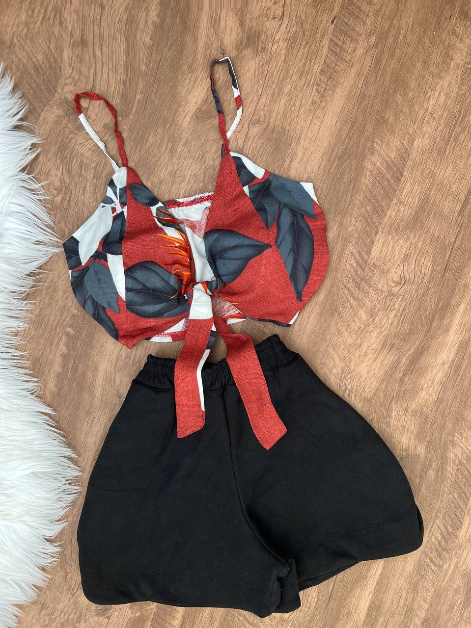 Conjunto ( cores pelo short )