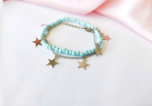 Combo pulseiras Estrelinhas