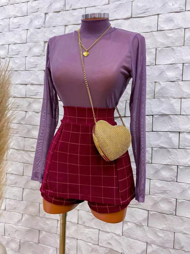 Conjunto cores pelo cropped 