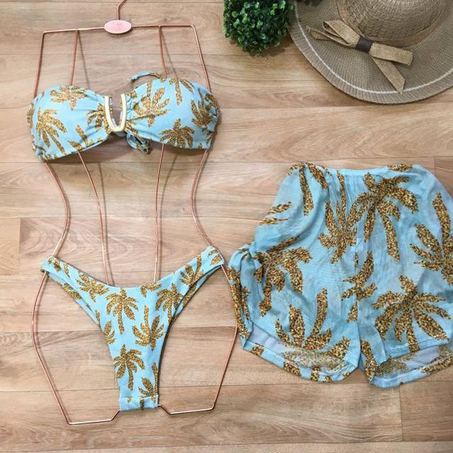 Conjunto Biquini + saida