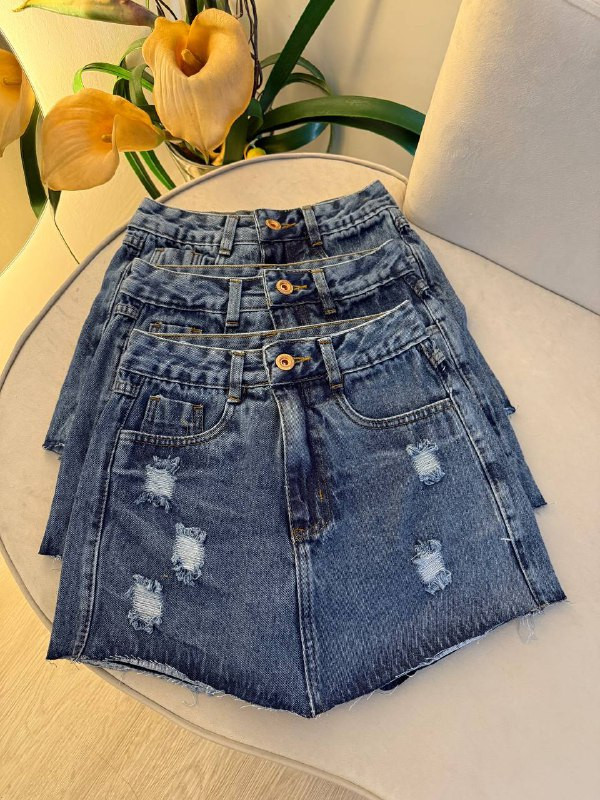 Short Saia Jeans Mayla