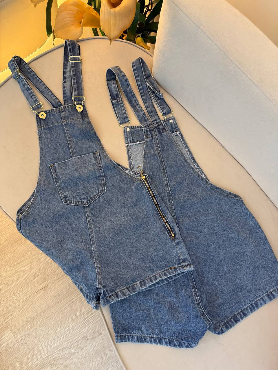 Jardineira Jeans Sara