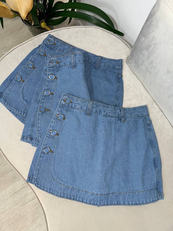 Short Saia Jeans Mika