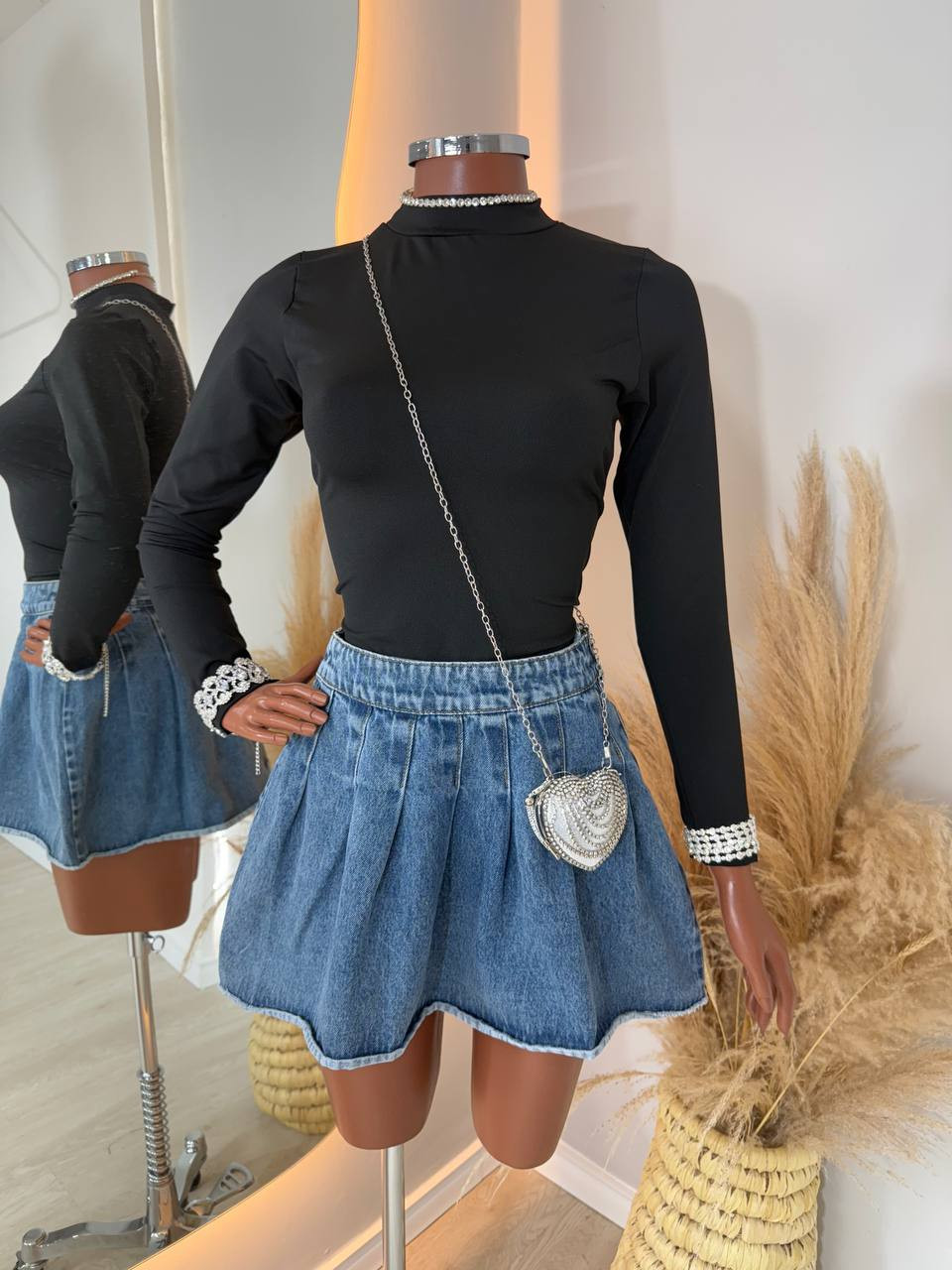Saia Jeans 