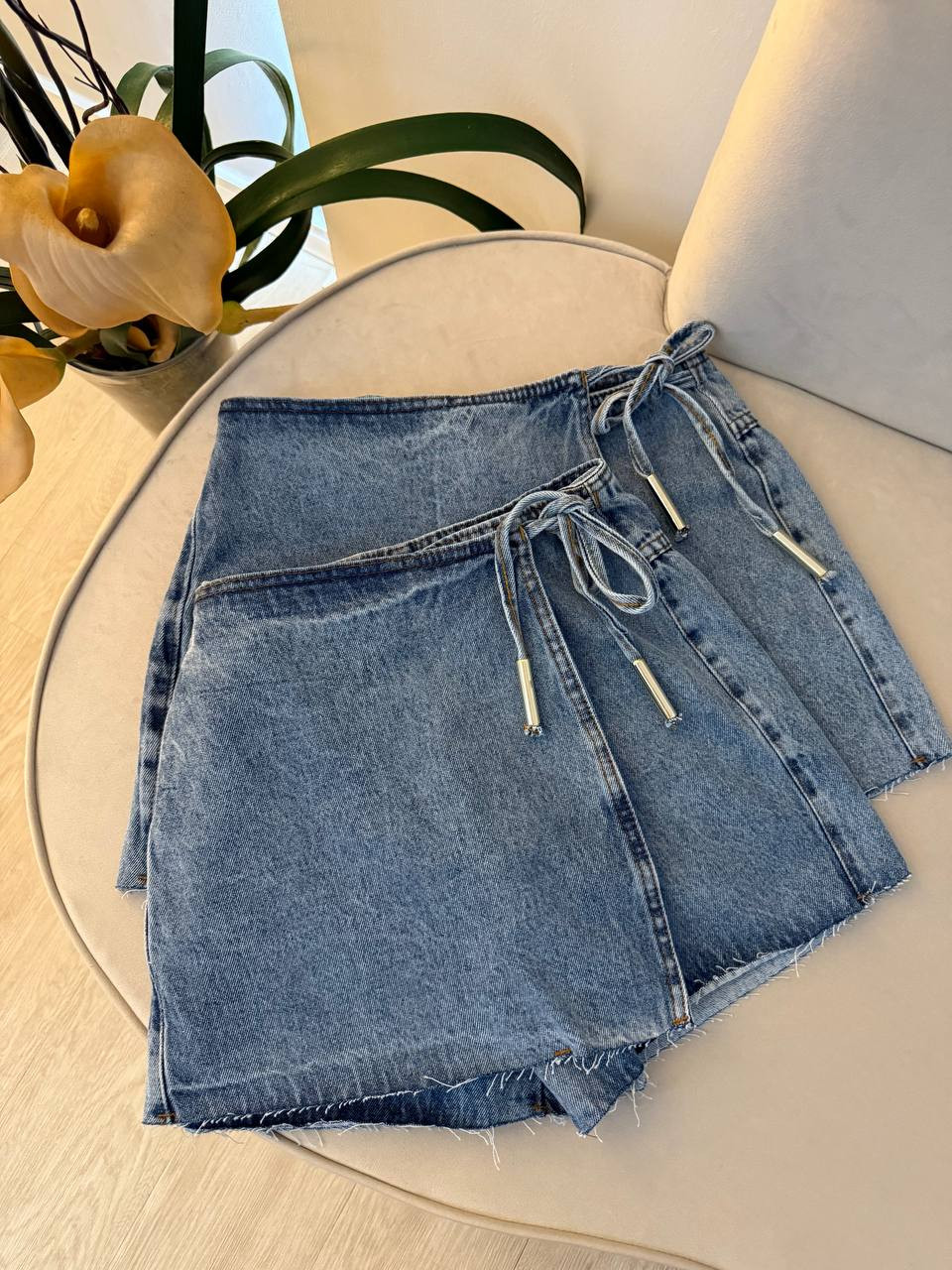 Short Saia Jeans Carla 