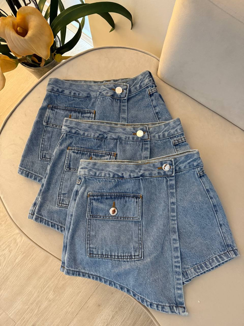 Short Saia Jeans Ágatha 