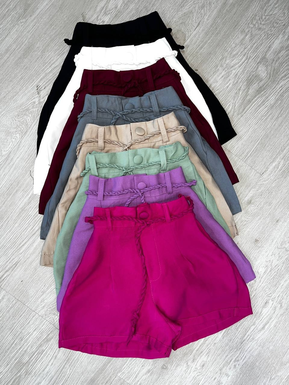 Short Alfaiataria cordinha