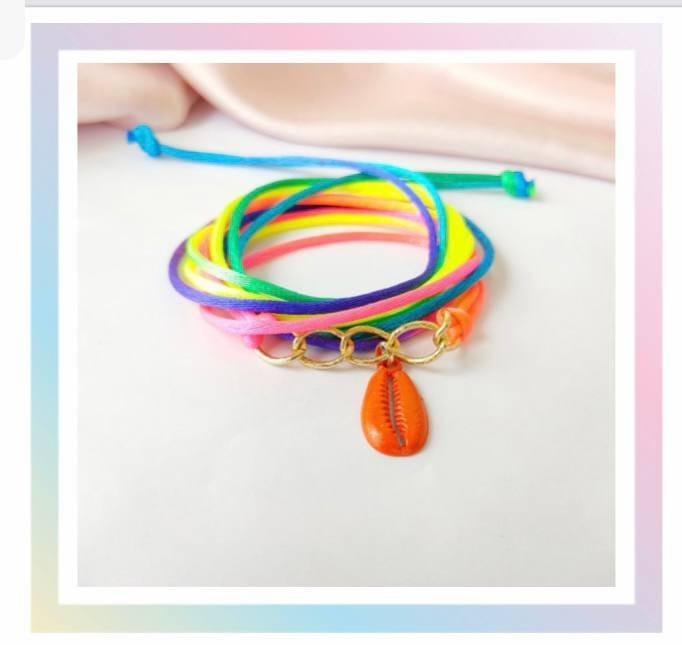 Combo Pulseiras Multi Collor 
