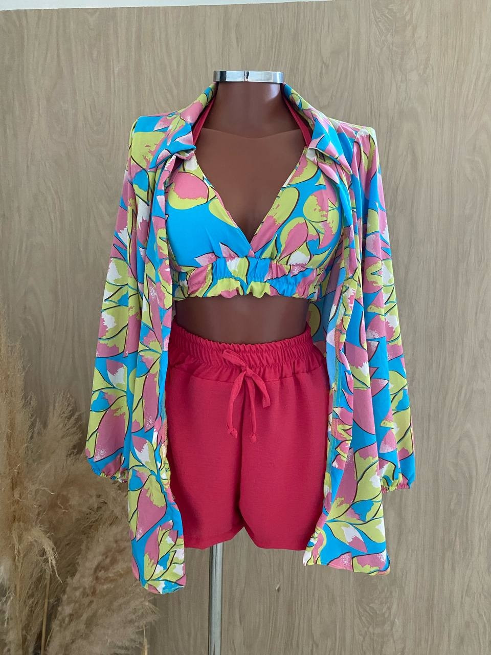 Conjunto kimono  3 peças