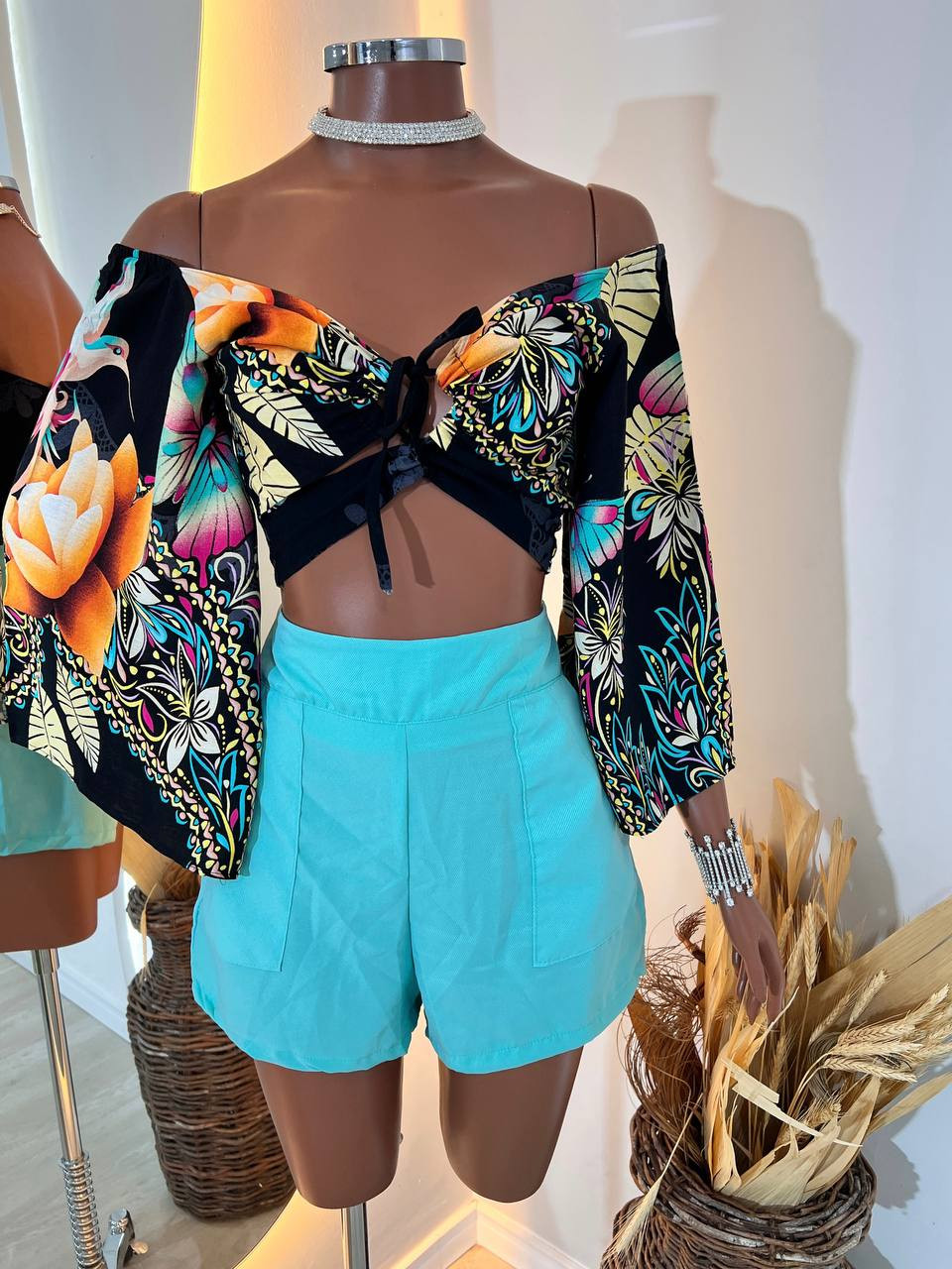 Conjunto ( cores pelo cropped )