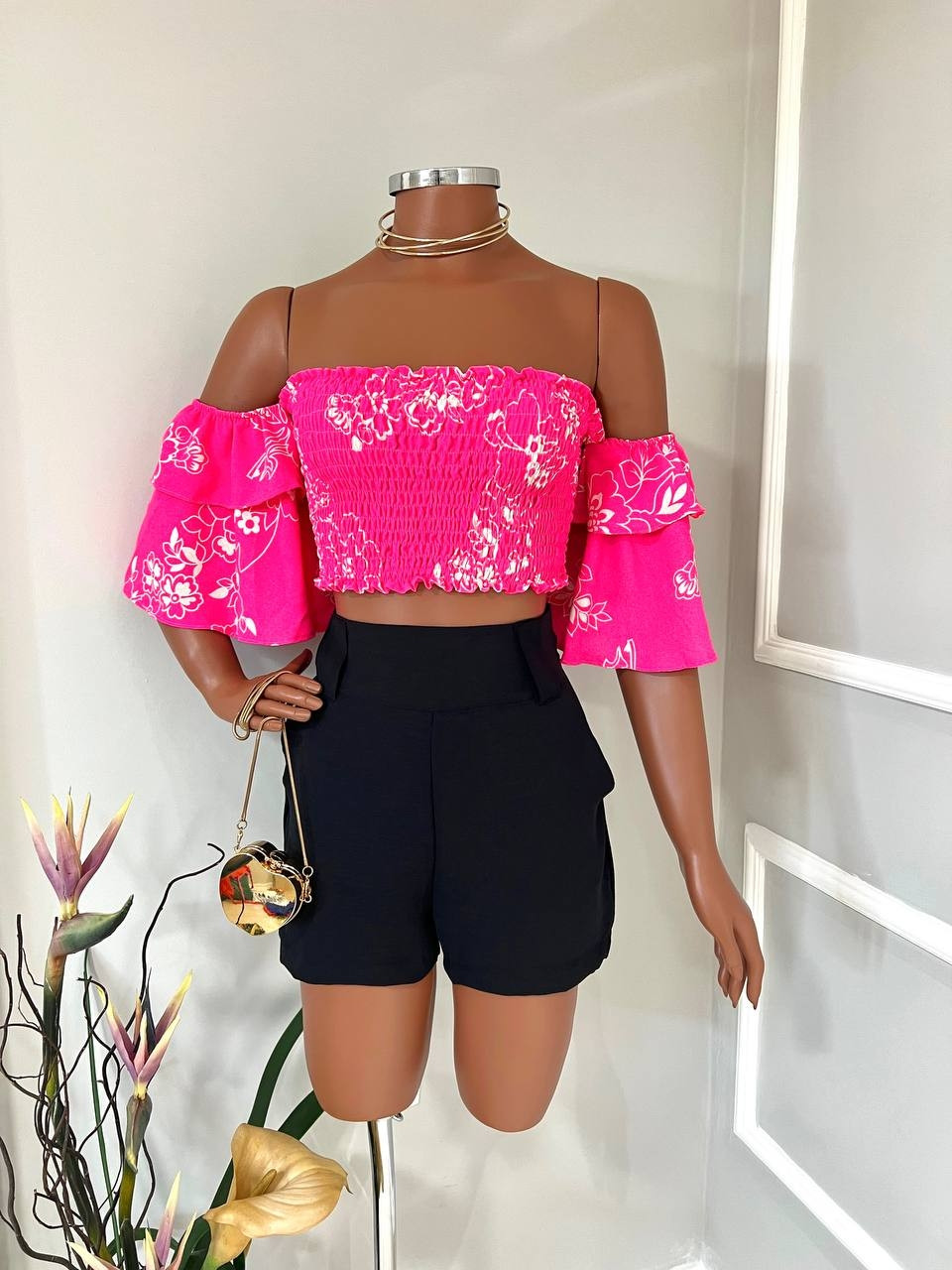 Conjunto ( cores pelo cropped )