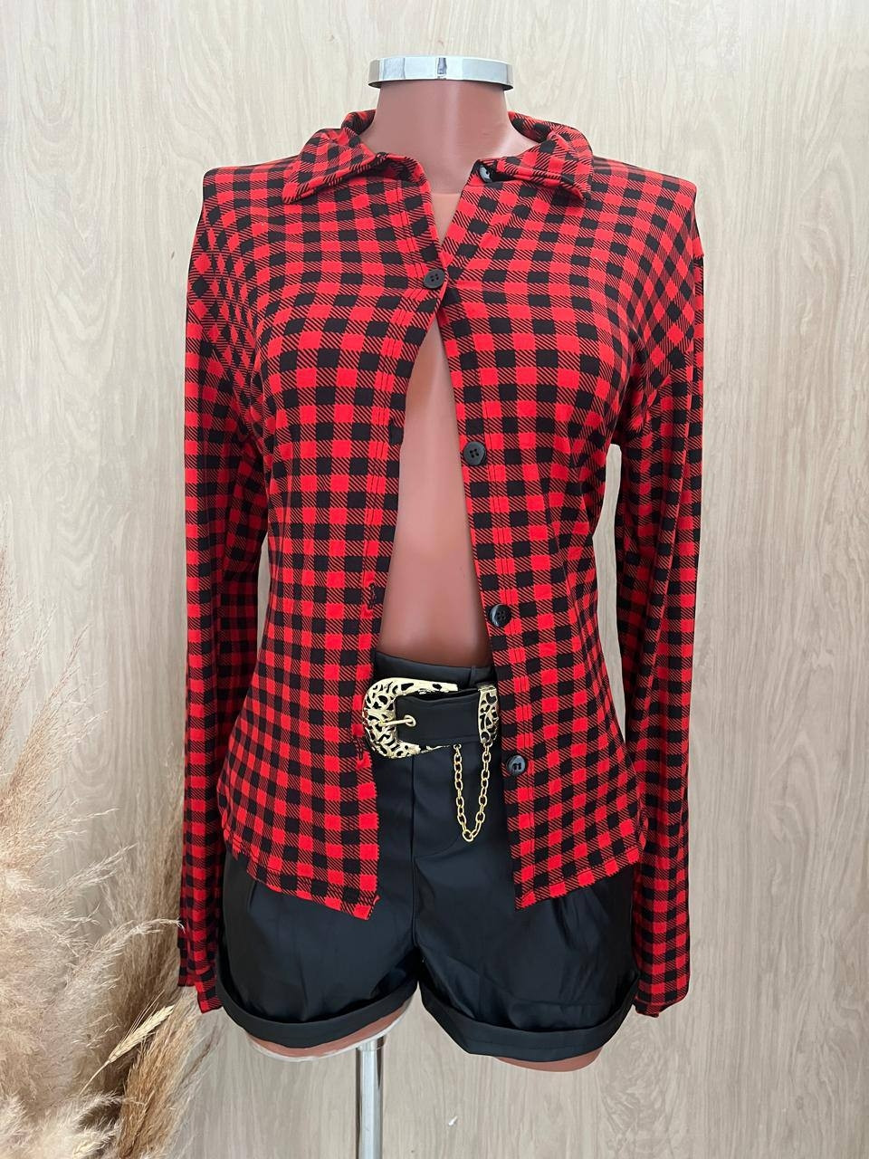 Blusa xadrez