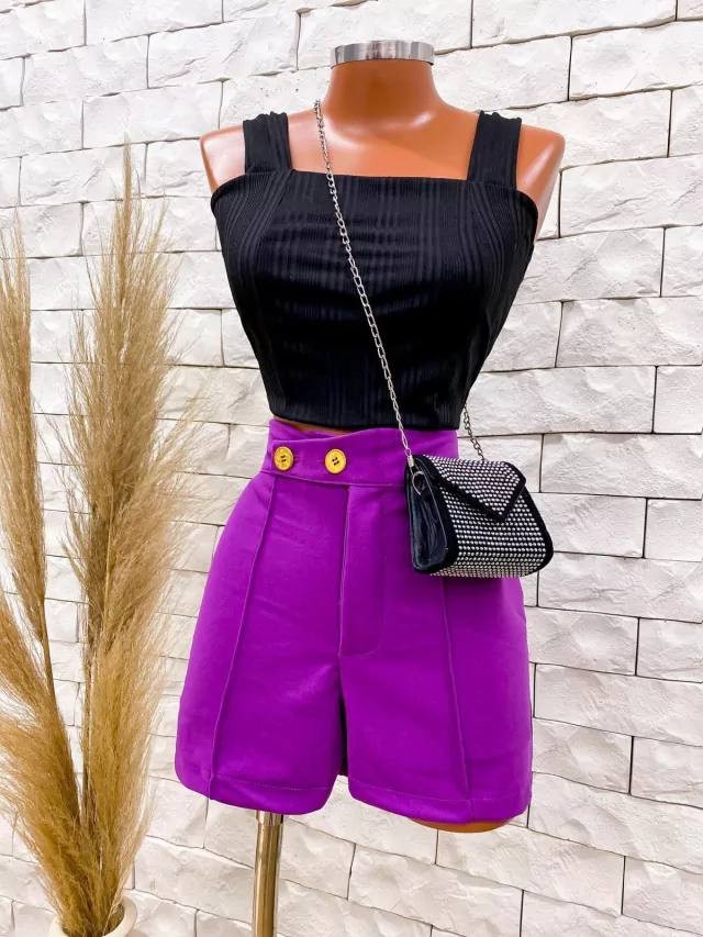 Conjunto cores pelo cropped 