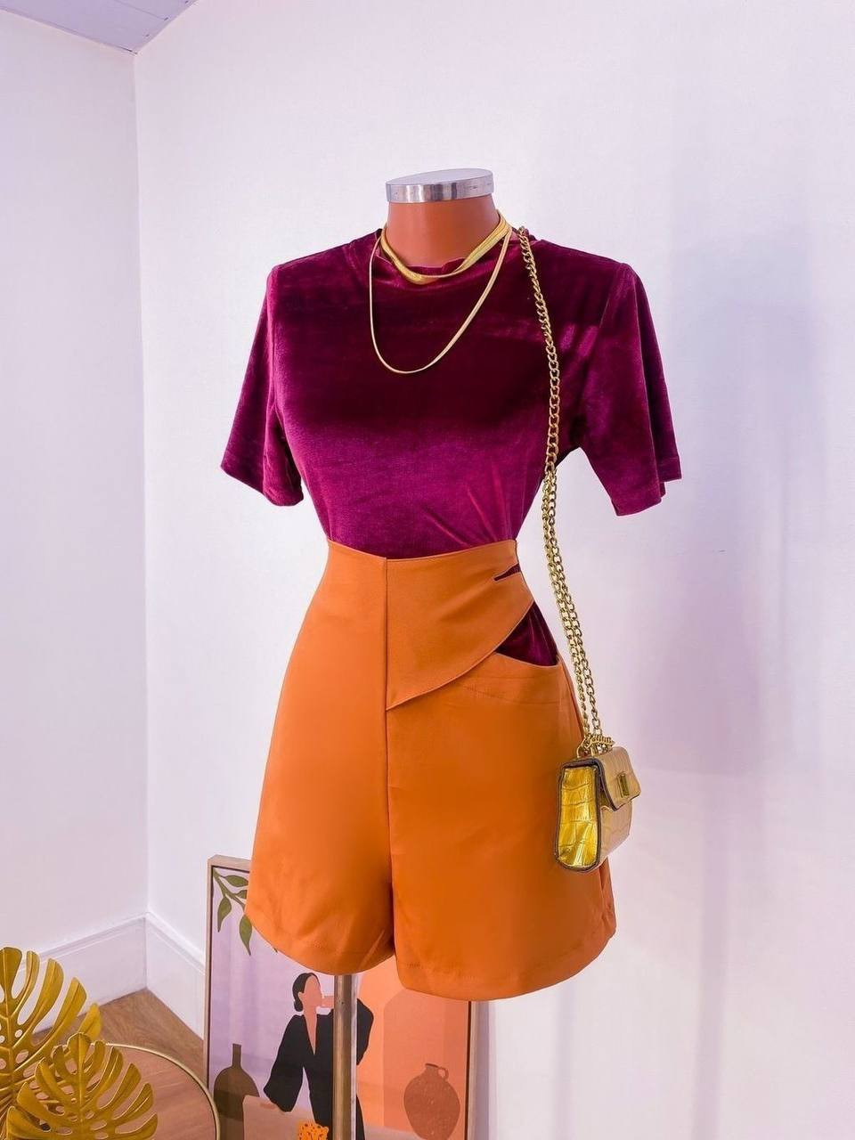 Conjunto (Cores pelo Cropped)