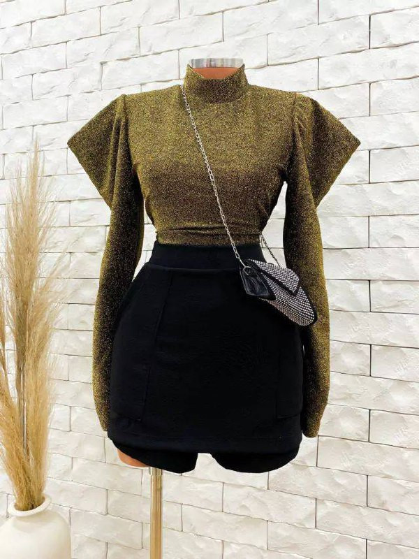 Conjunto cores pelo cropped 