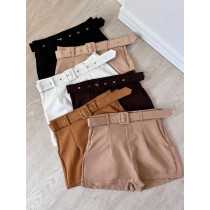 Short Alfaiataria com cinto