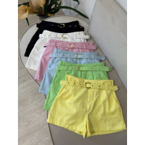 Short Alfaiataria com cinto
