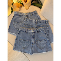 Short Saia  Jeans Babi