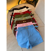 Short Alfaiataria com cinto