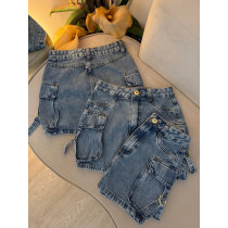 Saia  Jeans Leticia