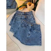 Short Saia  Jeans Sara