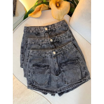 Short Saia Jeans Geane