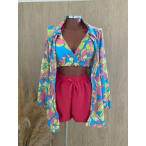 Conjunto kimono  3 peças