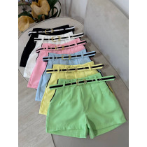 Short Alfaiataria com cinto