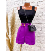 Conjunto cores pelo cropped 