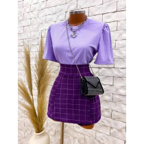 Conjunto cores pelo cropped 