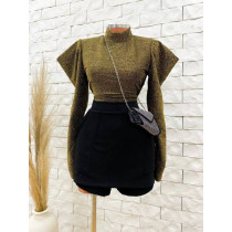 Conjunto cores pelo cropped 
