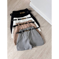 Short Alfaiataria com cinto