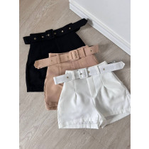 Short Alfaiataria com cinto