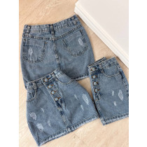 Saia Jeans Juliana