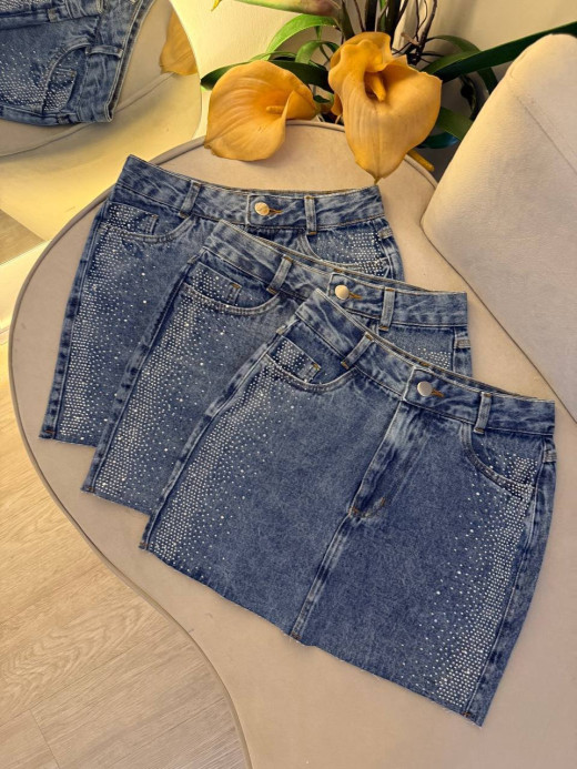 Saia Jeans Lara