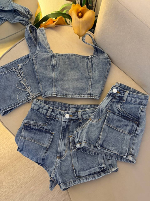 Conjunto  Jeans Safira